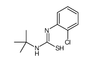 1-tert-butyl-3-(2-chlorophenyl)thiourea结构式