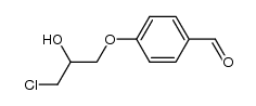 4-(3-chloro-2-hydroxy-propoxy)-benzaldehyde结构式