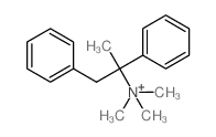 Benzeneethanaminium,N,N,N,a-tetramethyl-a-phenyl-, iodide (1:1)结构式