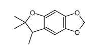 6,6,7-trimethyl-7H-furo[2,3-f][1,3]benzodioxole结构式