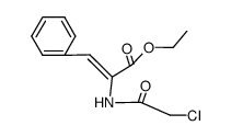 (E)-Ethyl-2-chloracetyl-aminocinnamat结构式