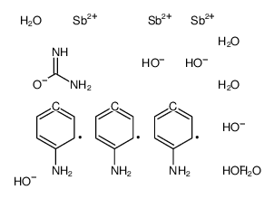 (4-aminophenyl)stibonic acid,urea结构式