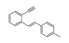 1-ethynyl-2-[2-(4-methylphenyl)ethenyl]benzene结构式