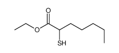 ethyl 2-sulfanylheptanoate结构式