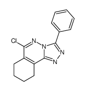 6-chloro-3-phenyl-7,8,9,10-tetrahydro-1,2,4-triazolo[3,4-a]phthalazine Structure