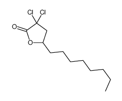 3,3-dichlorodihydro-5-octylfuran-2(3H)-one Structure