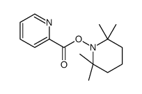 (2,2,6,6-tetramethylpiperidin-1-yl) pyridine-2-carboxylate Structure