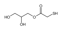 glycerol 1-(monothioglycolate) Structure