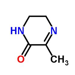 3-Methyl-5,6-dihydro-2-pyrazinol Structure