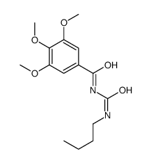 N-(butylcarbamoyl)-3,4,5-trimethoxybenzamide Structure