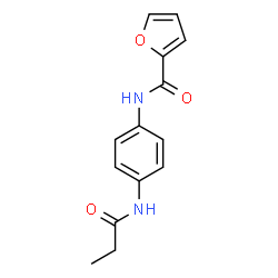 2-Furancarboxamide,N-[4-[(1-oxopropyl)amino]phenyl]-(9CI)结构式