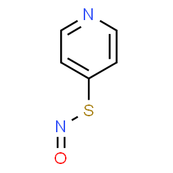 Thionitrous acid (HNOS), S-4-pyridinyl ester (9CI) structure