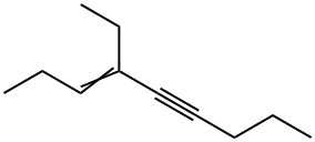 4-Ethyl-3-nonen-5-yne structure