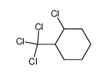 1-chloro-2-trichloromethylcyclohexane结构式