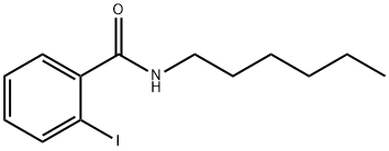 Benzamide, N-hexyl-2-iodo- Structure