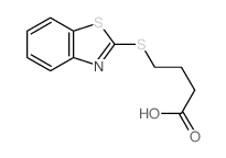 4-(苯并噻唑-2-磺酰基)-丁酸结构式