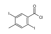 2,5-diiodo-4-methylbenzoyl chloride Structure