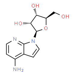 (2R,3R,4R,5R)-2-(5-amino-2,9-diazabicyclo[4.3.0]nona-1,3,5,7-tetraen-9-yl)-5-(hydroxymethyl)oxolane-3,4-diol Structure