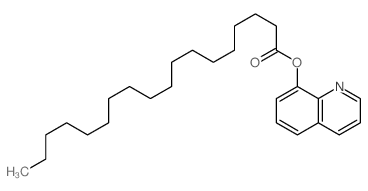 Octadecanoic acid, 8-quinolinyl ester结构式