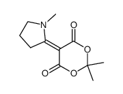 5-(1-methyl-2-pyrrolidinylidene)-2,2-dimethyl-1,3-dioxane-4,6-dione Structure