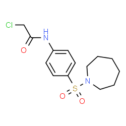 N-[4-(AZEPAN-1-YLSULFONYL)PHENYL]-2-CHLOROACETAMIDE Structure