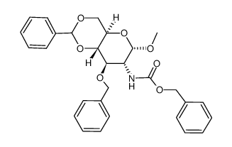 METHYL2-DEOXY-2-[[(PHENYLMETHOXY)CARBONYL]AMINO]-3-O-(PHENYLMETHYL)-4,6-O-(PHENYLMETHYLENE)-A-D-GLUCOPYRANOSIDE picture