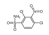 2,4-dichloro-3-nitrobenzenesulfonamide Structure