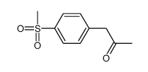 1-(4-methylsulfonylphenyl)propan-2-one结构式