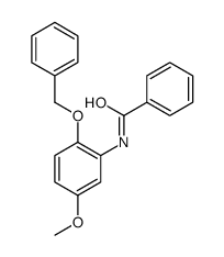 N-(5-methoxy-2-phenylmethoxyphenyl)benzamide Structure