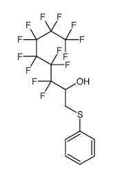 3,3,4,4,5,5,6,6,7,7,8,8,8-tridecafluoro-1-phenylsulfanyloctan-2-ol Structure