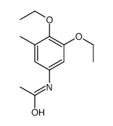 N-(3,4-diethoxy-5-methylphenyl)acetamide结构式