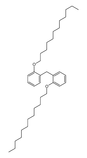 1-dodecoxy-2-[(2-dodecoxyphenyl)methyl]benzene Structure