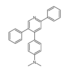 4-(2,5-diphenylpyridin-4-yl)-N,N-dimethylaniline结构式