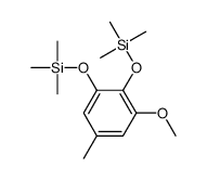 (2-methoxy-4-methyl-6-trimethylsilyloxyphenoxy)-trimethylsilane结构式