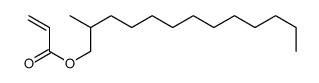 2-methyltridecyl prop-2-enoate Structure