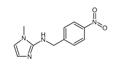 1H-Imidazol-2-amine, 1-methyl-N-[(4-nitrophenyl)methyl]-结构式