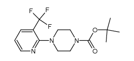 tert-butyl 4-(3-(trifluoromethyl)pyridin-2-yl)piperazine-1-carboxylate结构式