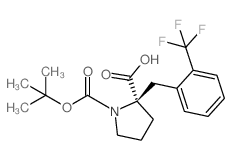 (R)-1-(TERT-BUTOXYCARBONYL)-2-(2-(TRIFLUOROMETHYL)BENZYL)PYRROLIDINE-2-CARBOXYLIC ACID picture