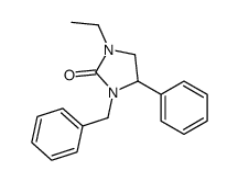 3-benzyl-1-ethyl-4-phenylimidazolidin-2-one结构式