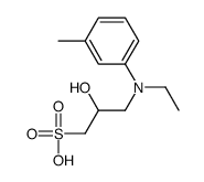 N-ethyl-N-(2-hydroxy-3-sulfopropyl)-3-toluidine Structure