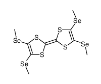 tetrakis(methylseleno)tetrathiafulvalene radical cation Structure