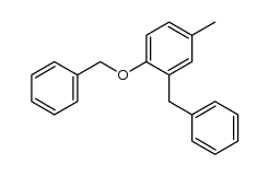 2-benzyl-4-methylphenyl benzyl ether Structure