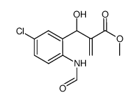methyl 3-(5-chloro-2-formamidophenyl)-3-hydroxy-2-methylenepropanoate Structure