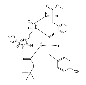 Boc-Tyr-D-Arg(Tos)-Phe-OMe Structure