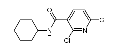 2,6-dichloro-N-cyclohexyl-pyridine-3-carboxamide Structure