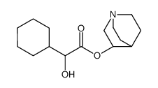 1-azabicyclo[2.2.2]octan-3-yl 2-cyclohexyl-2-hydroxyacetate Structure