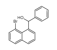 (8-bromonaphthalen-1-yl)(phenyl)methanol Structure