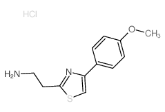 2-[4-(4-Methoxy-phenyl)-thiazol-2-yl]-ethylamine hydrochloride结构式