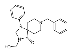 8-benzyl-3-(hydroxymethyl)-1-phenyl-1,3,8-triazaspiro[4,5]decan-4-one Structure