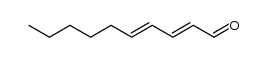 (2E,4E/4Z)-2,4-Decadienal Structure